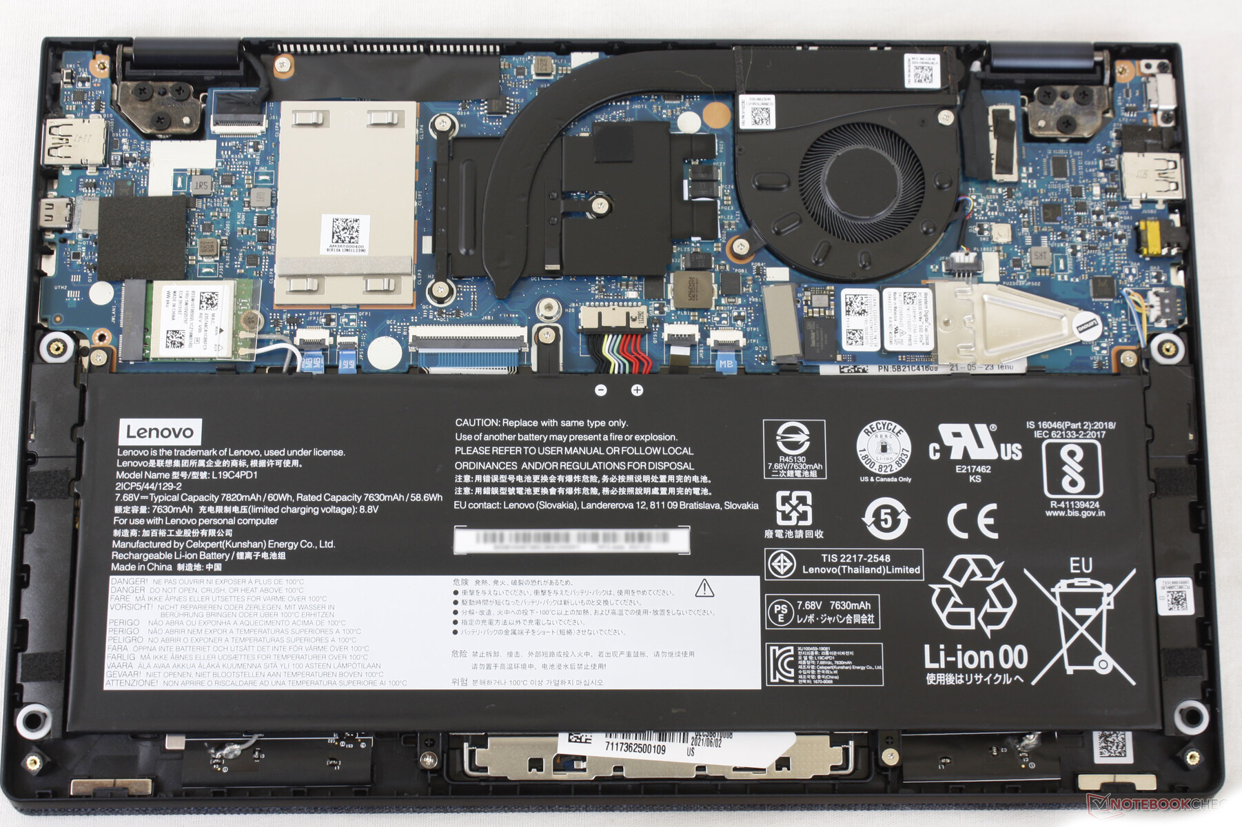 How to replace and fix Lenovo Yoga C630-13IKSB LCD Cable 30pin 0.5mm DC020036500 (Lenovo Yoga 6 13 2021)